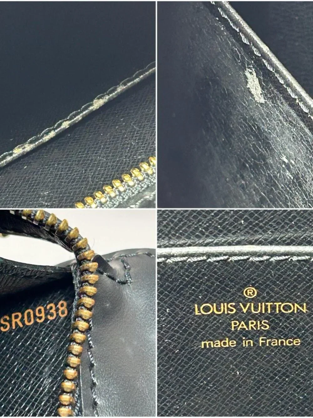 Louis Vuitton Epi Pochette Homme Second Bag Black